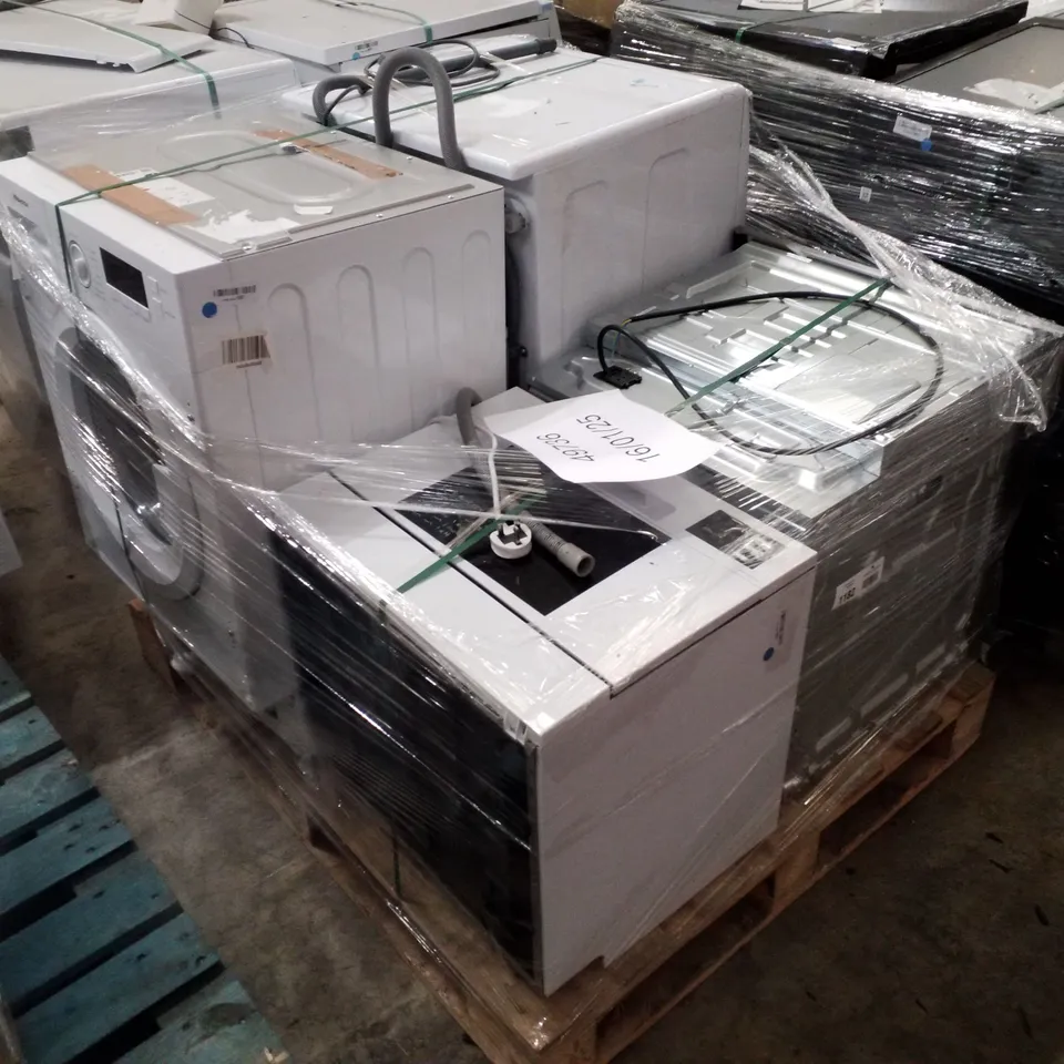 PALLET OF APPROXIMATELY 4 UNPROCESSED RAW RETURN WHITE GOODS TO INCLUDE