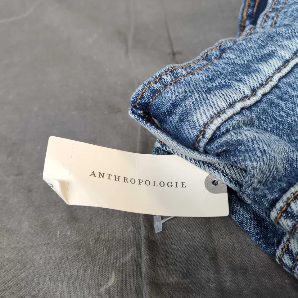 ANTHROPOLOGIE WOMEN'S DENIM JEANS – INDIGO BLUE - SIZE M