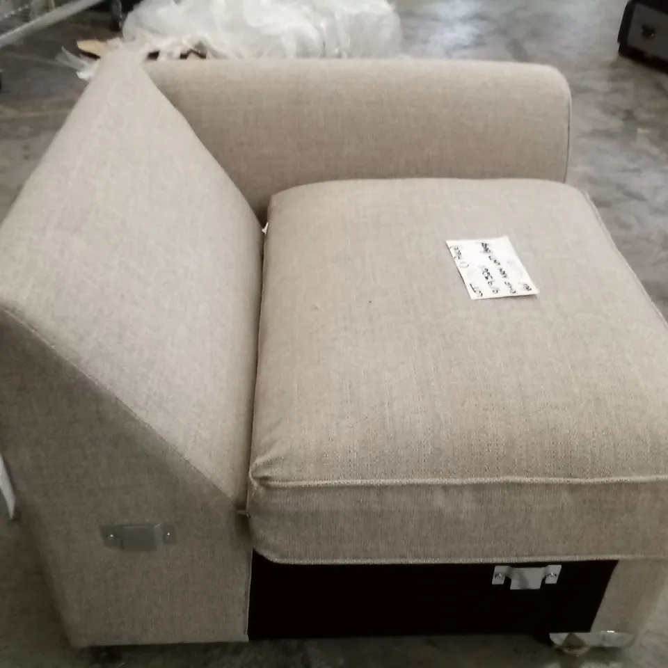 QUALITY DESIGNER HEPBURN RHF SINGLE ARM UNIT BARLEY BEIGE