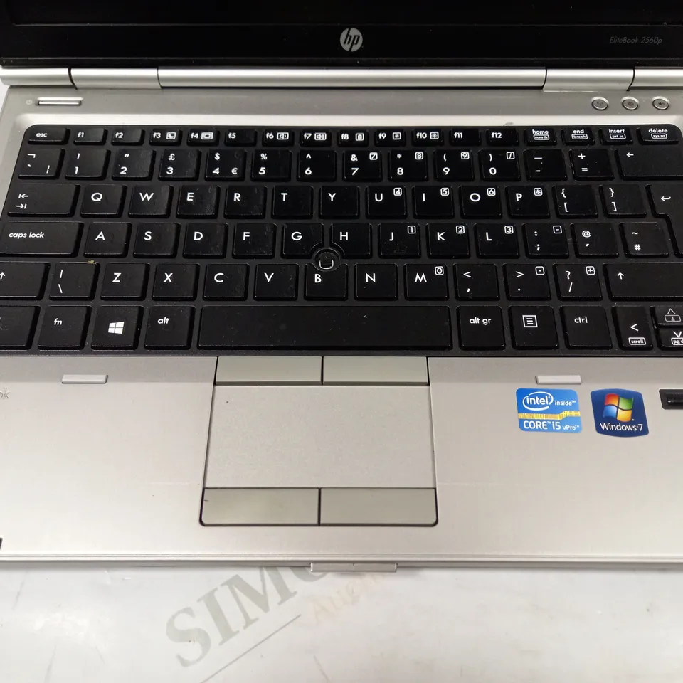HP ELITE BOOK 2560P LAPTOP IN SILVER
