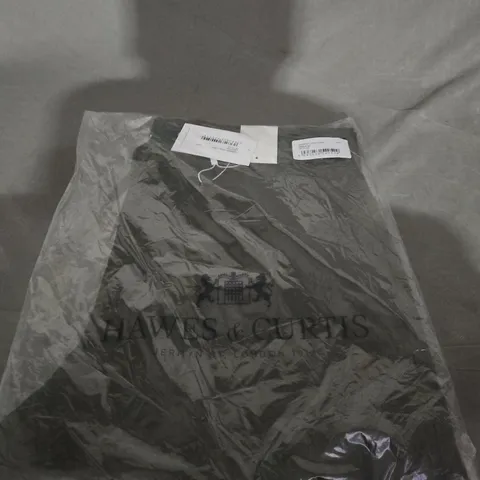 HAWES & CURTIS GARMENT-DYED CHINOS – OLIVE – MEN'S - SIZE W33 X L34