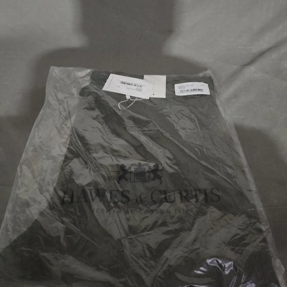 HAWES & CURTIS GARMENT-DYED CHINOS – OLIVE – MEN'S - SIZE W33 X L34