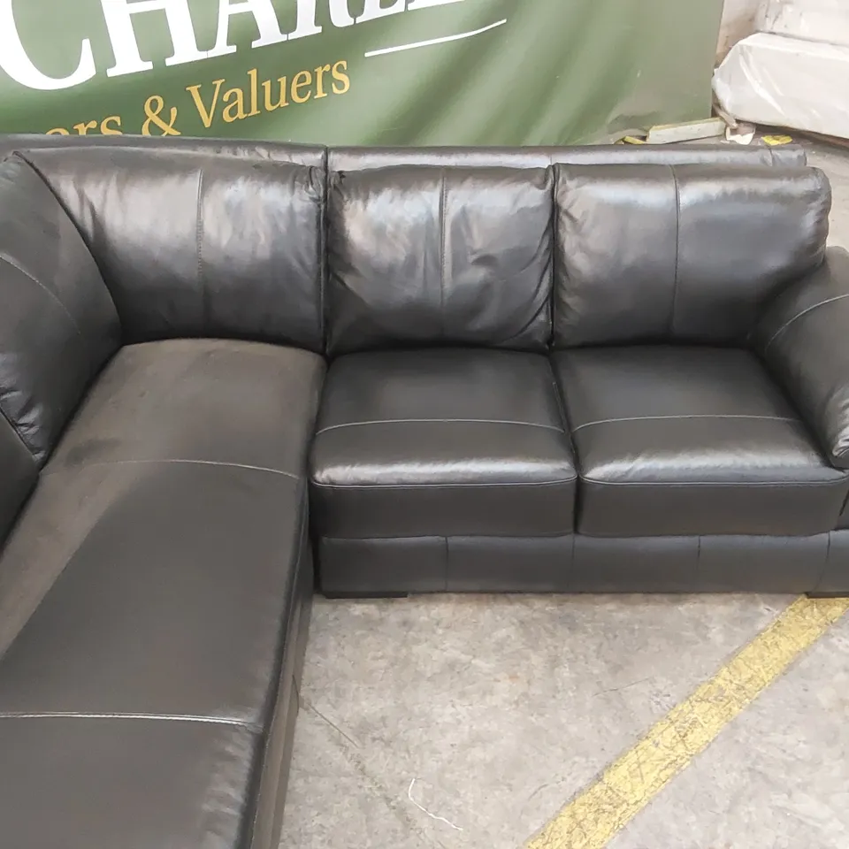 QUALITY DESIGNER FAUX LEATHER CORNER SOFA