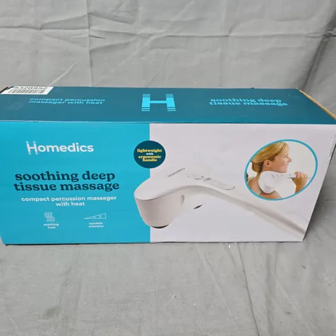 Homedics Soothing Deep Tissue Massage Percussion Massager with Heat
