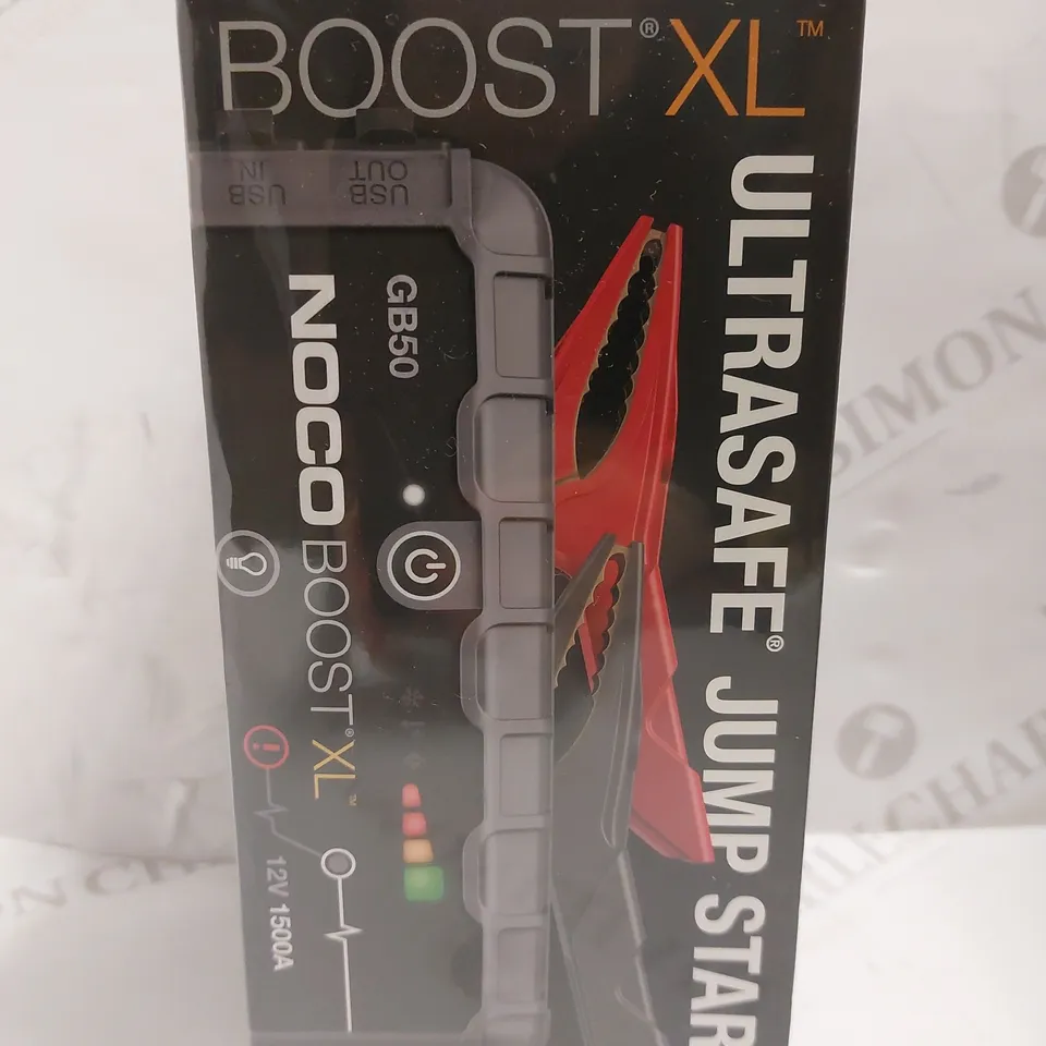 SEALED NOCO BOOST XL GB50 ULTRASAFE JUMP STARTER - 12V 1500A