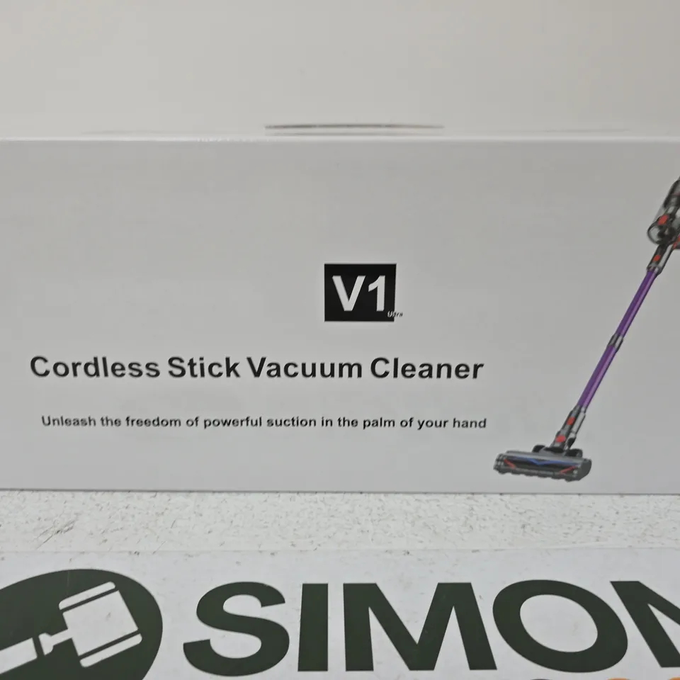 V1 CORDLESS STICK VACUUM CLEANER – BOXED