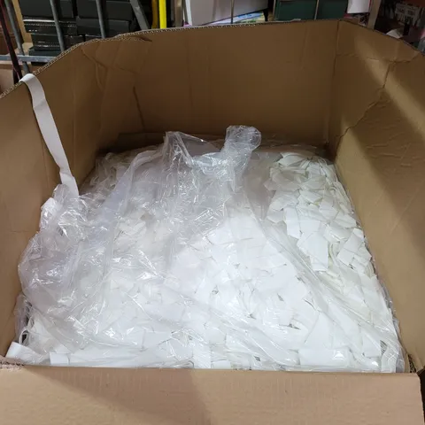 PALLET OF APPROXIMATELY 10 BOXES OF 20MM WHITE ELASTIC PLAIN DRESS/CLOTHING MAKING CORD