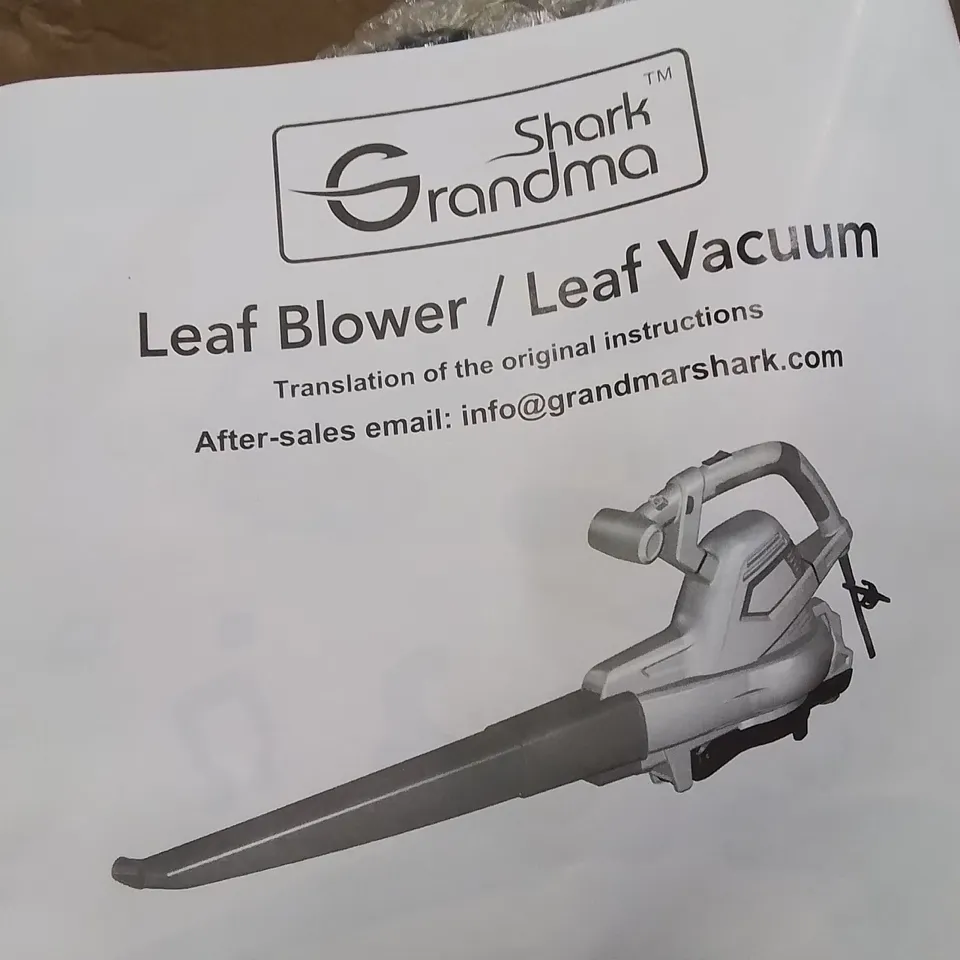 BOXED LEAF BLOWER/VACUUM 