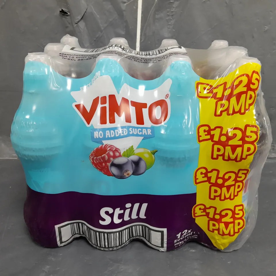 PACK OF 12 X 500ML VIMTO STILL DRINKS - COLLECTION ONLY