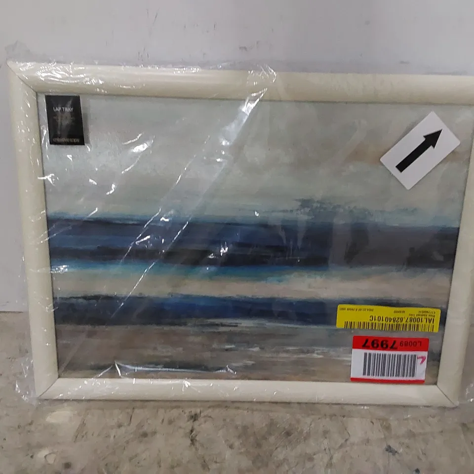 BLUE ABSTRACT TRAY 