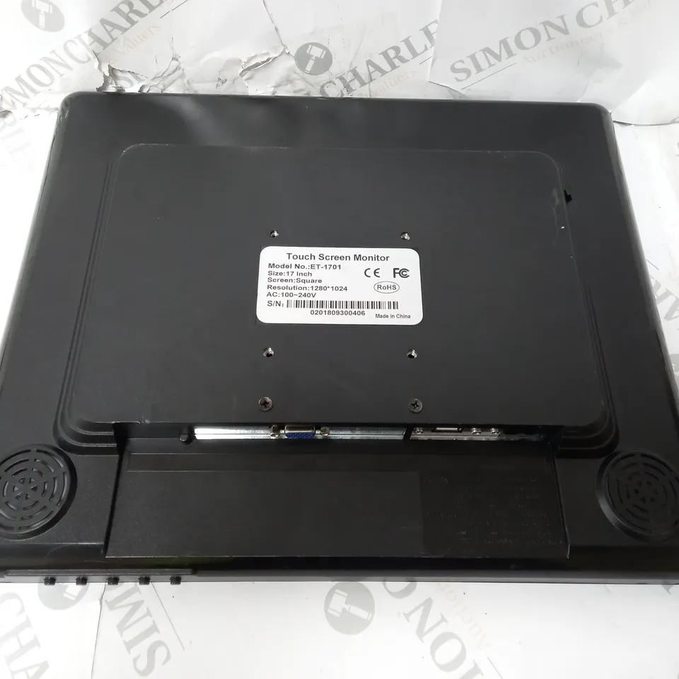 ELO TOUCHSYSTEMS 17" TOUCHSCREEN MONITOR ET701