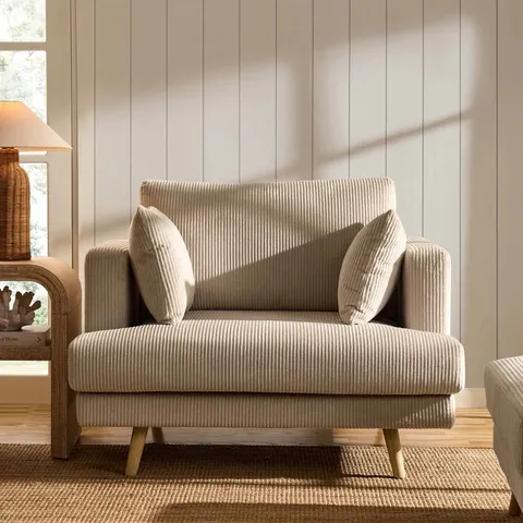 BOXED DUSK SWEDEN LOVESEAT - RIB ECRU (1 BOX)