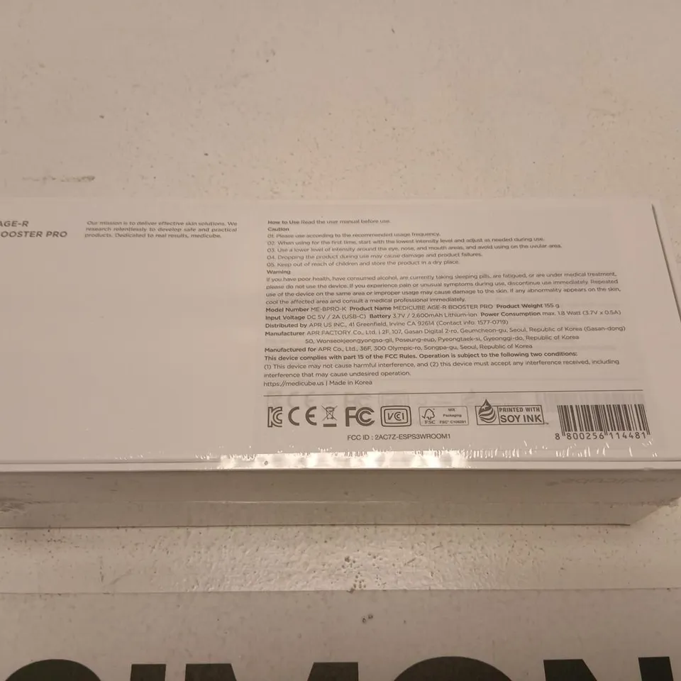 MEDICUBE AGE-R BOOSTER PRO SKINCARE DEVICE