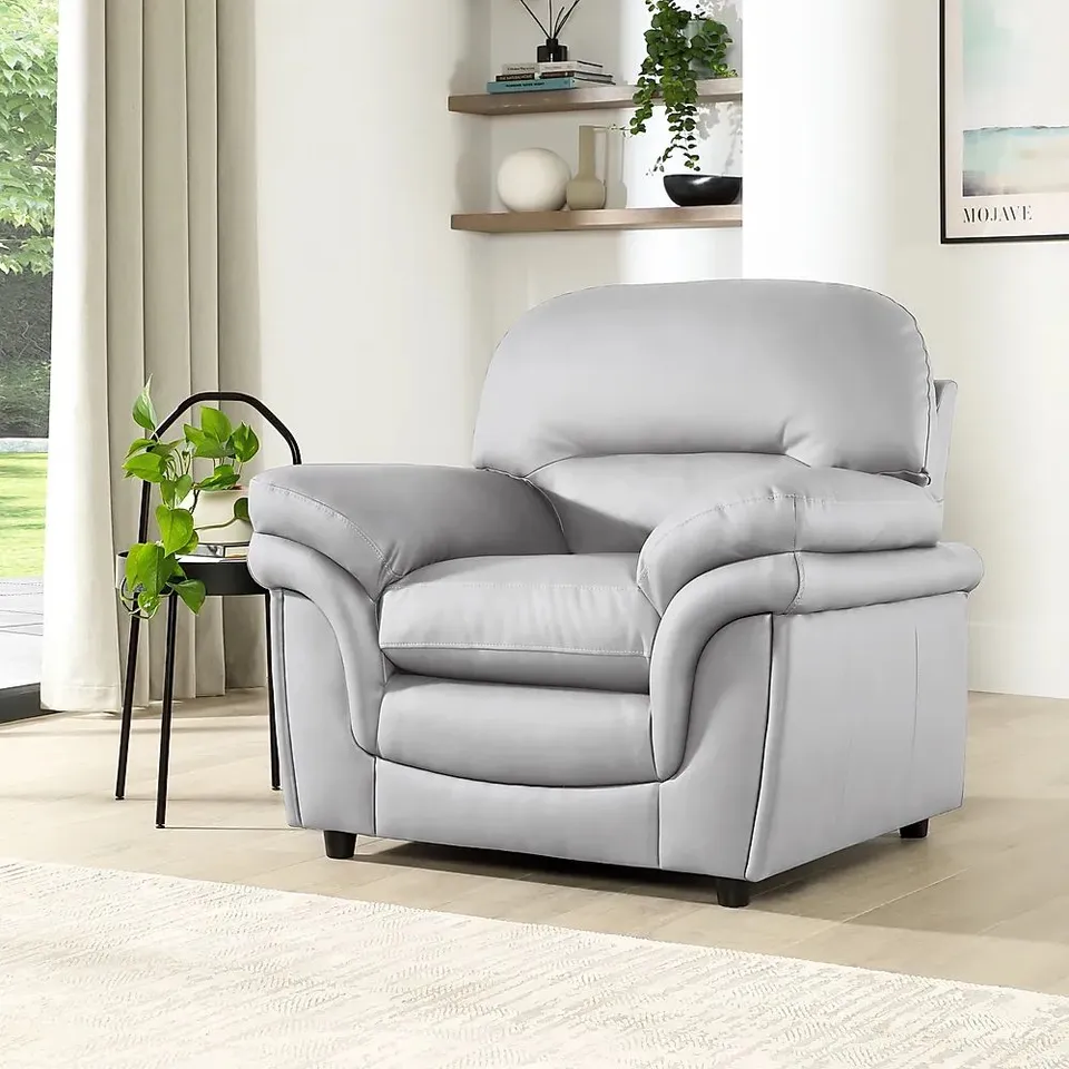 BOXED ANDERSON LIGHT GREY ARMCHAIR (1 BOX)