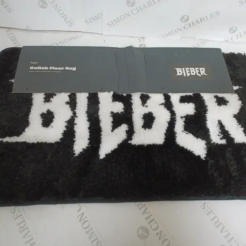 TYPO BIEBER COLLAB FLOOR RUG