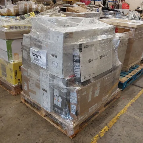 PALLET OF APPROXIMATELY 19 UNPROCESSED RAW RETURN MONITORS TO INCLUDE;