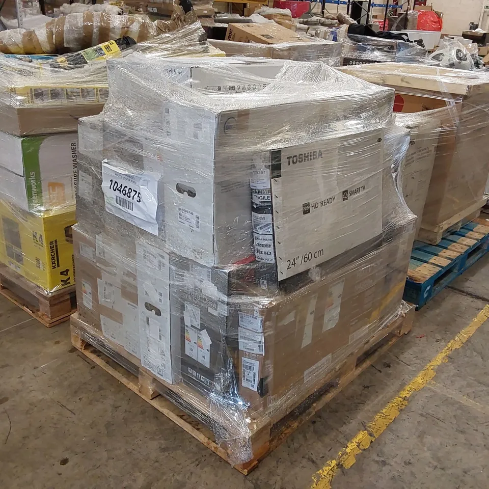 PALLET OF APPROXIMATELY 19 UNPROCESSED RAW RETURN MONITORS TO INCLUDE;