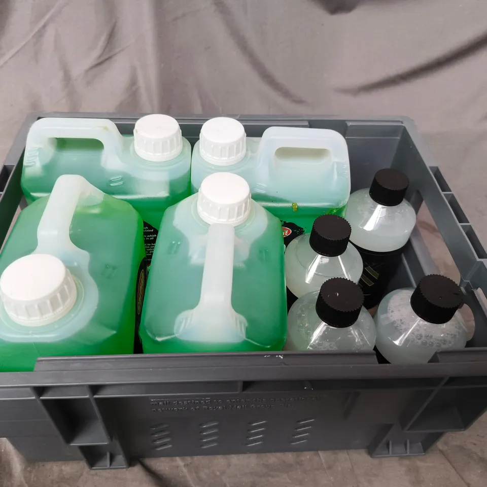 CARPLAN DEMON FREEZE CHERRY FRAGRANCE SCREENWASH & EZCARE HIDE LEATHER CLEANER – X8 