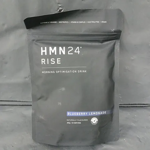 SEALED HMN24 RISE MORNING OPTIMISATION DRINK - BLUEBERRY LEMONADE - 300G