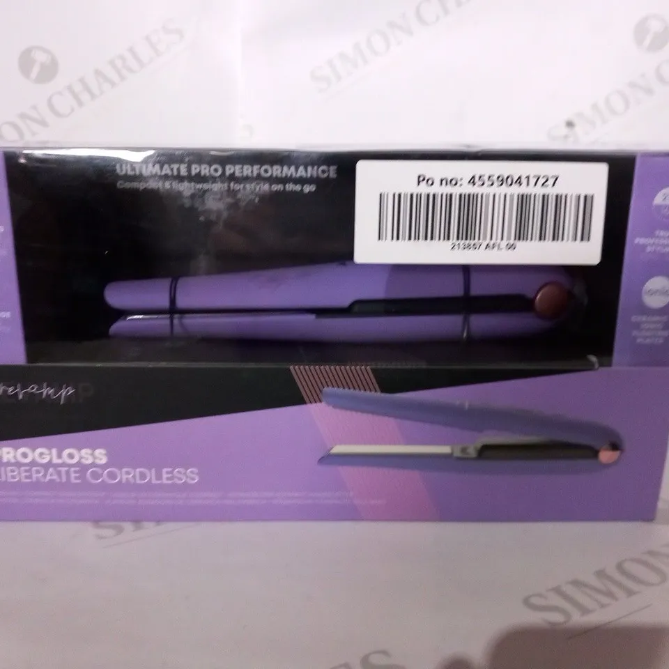 BOXED REVAMP PROGLOSS LIBERATE CORDLESS CERAMIC COMPACT STRAIGHTENERS