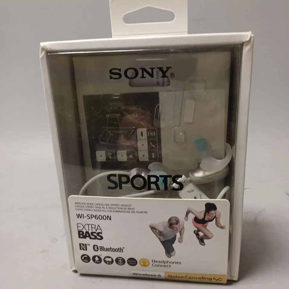 BOXED WI-SP600N SPORTS WIRELESS NOISE CANCELLING IN-EAR HEADPHONES