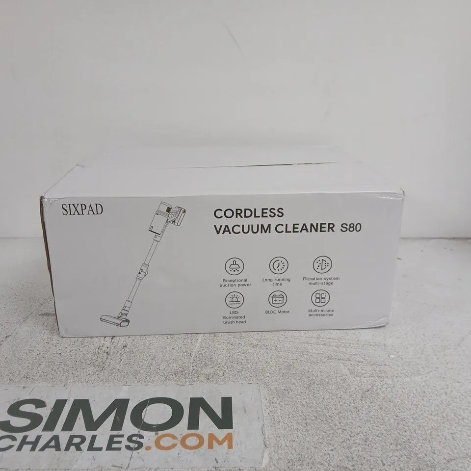 SIXPAD CORDLESS VACUUM CLEANER S80 – BOXED