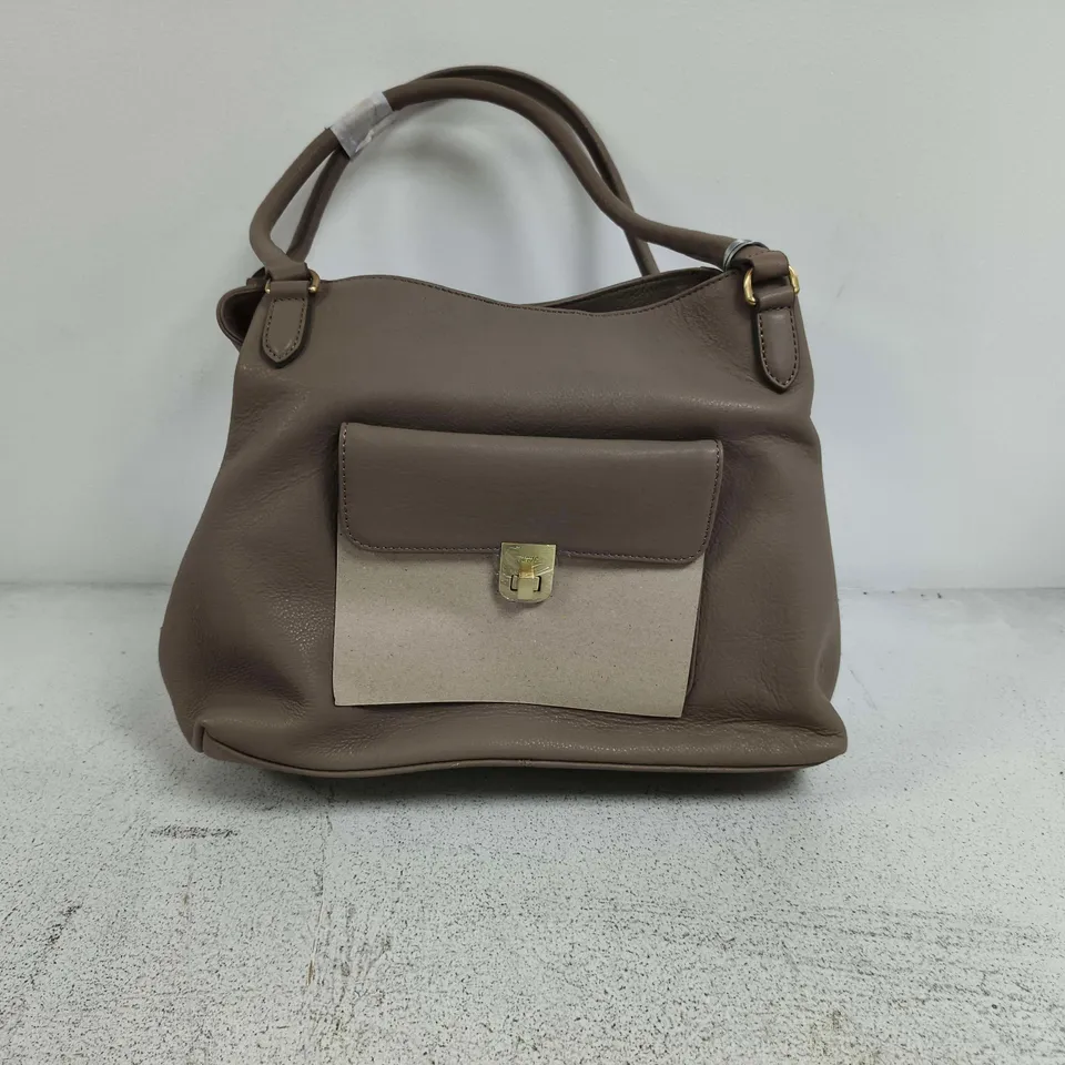 RUTH LANGSFORD LEATHER HAND BAG IN DUST BAG