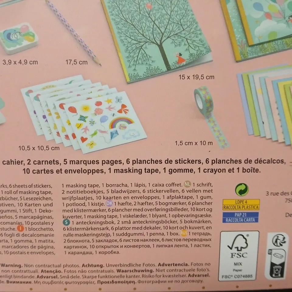 DJECO MA PAPETERIE CHARLOTTE – MY STATIONERY CHARLOTTE BY CHARLOTTE GASTAUT