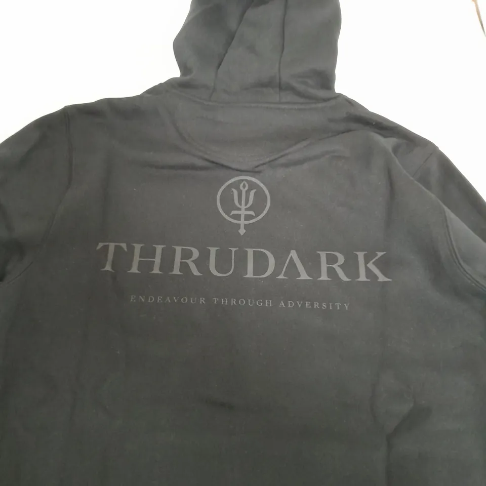 THRUDARK VADER HOOD 2 BLACK HOODIE - LARGE