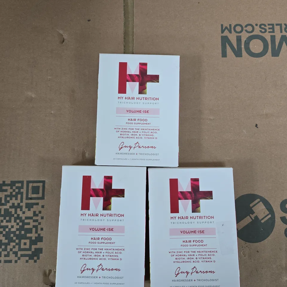 MY HAIR NUTRITION VOLUME-ISE HAIR FOOD SUPPLEMENT – 3 X 60 CAPSULES