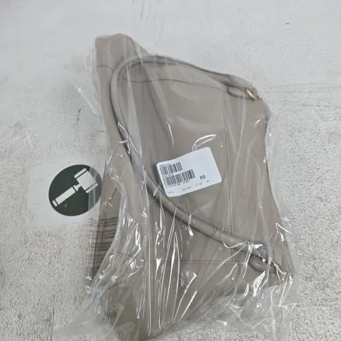RUTH LANGSFORD LEATHER HANDBAG IN OFF WHITE