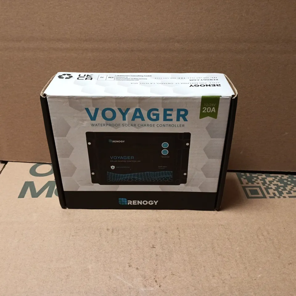 BOXED RENOGY VOYAGER WATERPROOF SOLAR CHARGE CONTROLLER