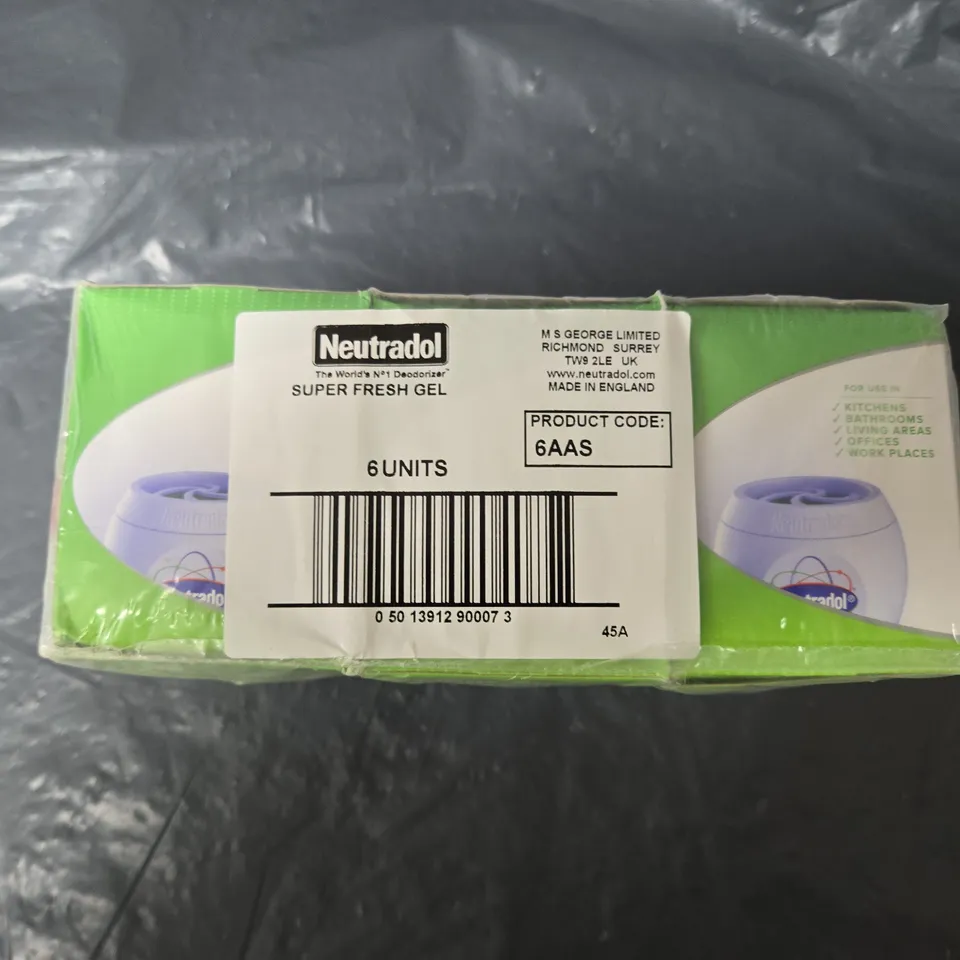 NEUTRADOL SUPER FRESH GEL AIR FRESHENER – 6 UNITS