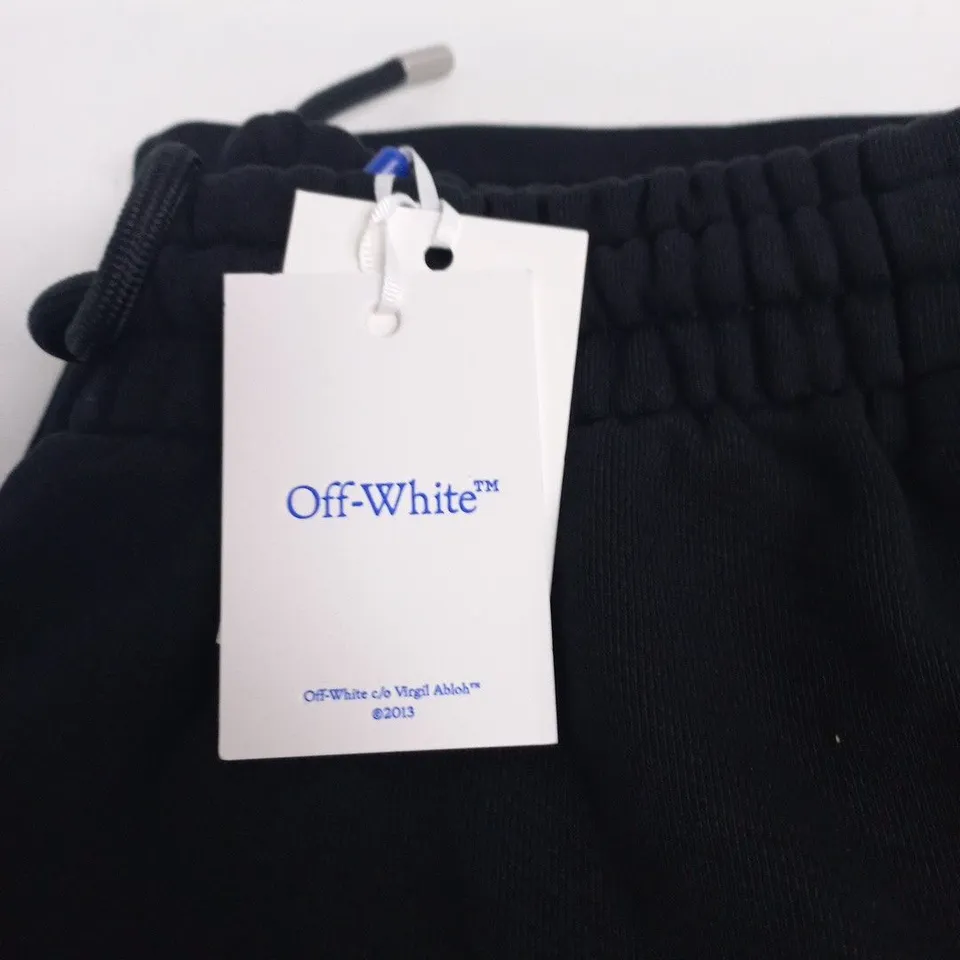 OFF-WHITE WINDY ARROW SWEATPANT – BLACK/WHITE, SIZE XL