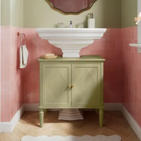 BOXED OTTILIE UNDER SINK UNIT - SOFT OLIVE (1 BOX)
