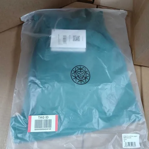 BAGGED BRASS MONKEY UNISEX JOGGERS GREEN SIZE XS