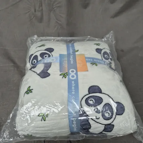 SEALED OODIE ADULT OVERSIZED HOODED BLANKET - PANDA
