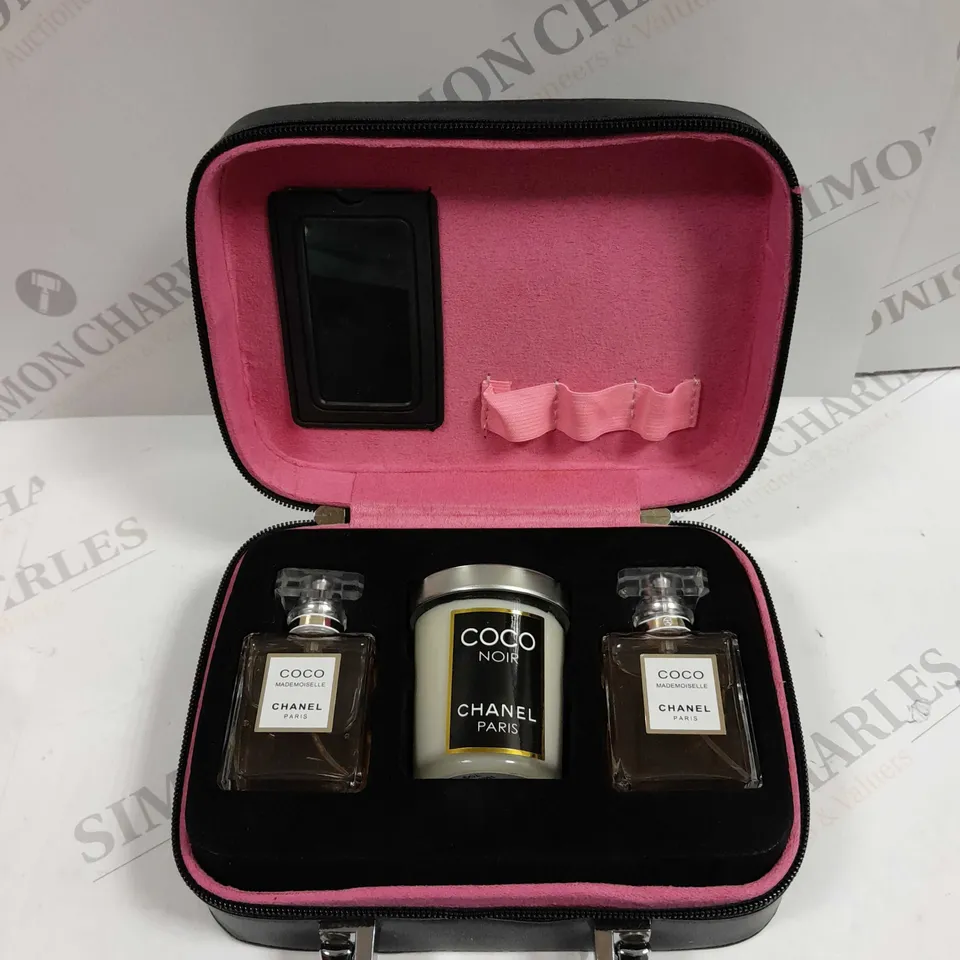 BOXED COCO CHANEL PARIS SET - BLACK