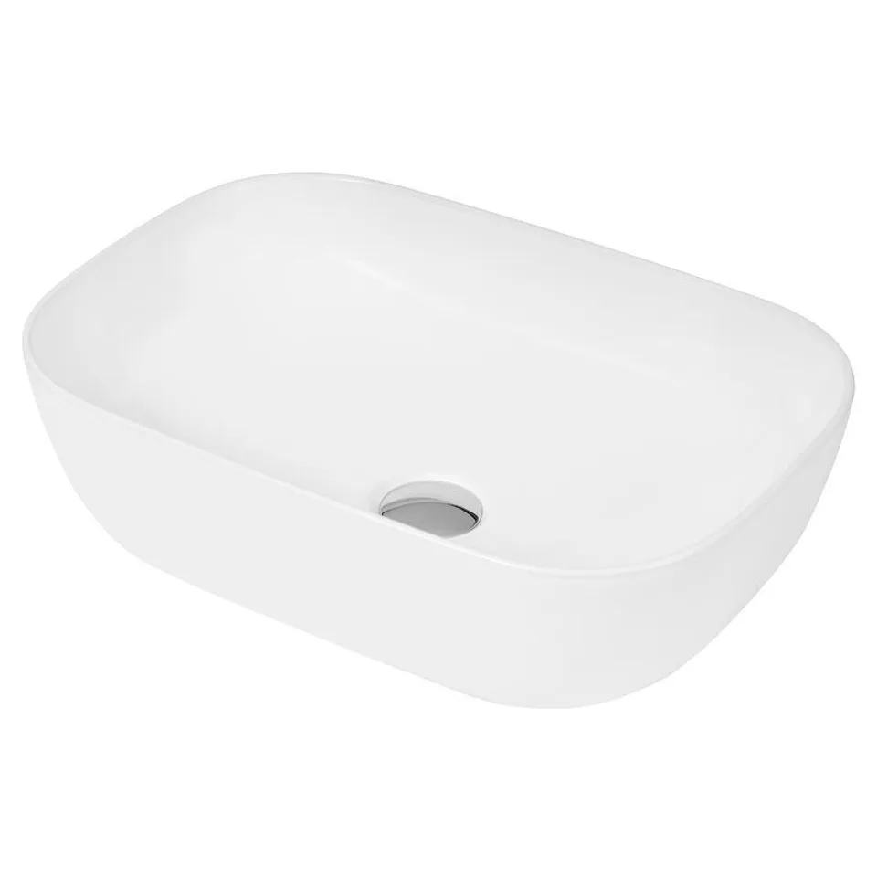 VITREOUS CHINA 455MM OVAL COUNTERTOP BASIN
