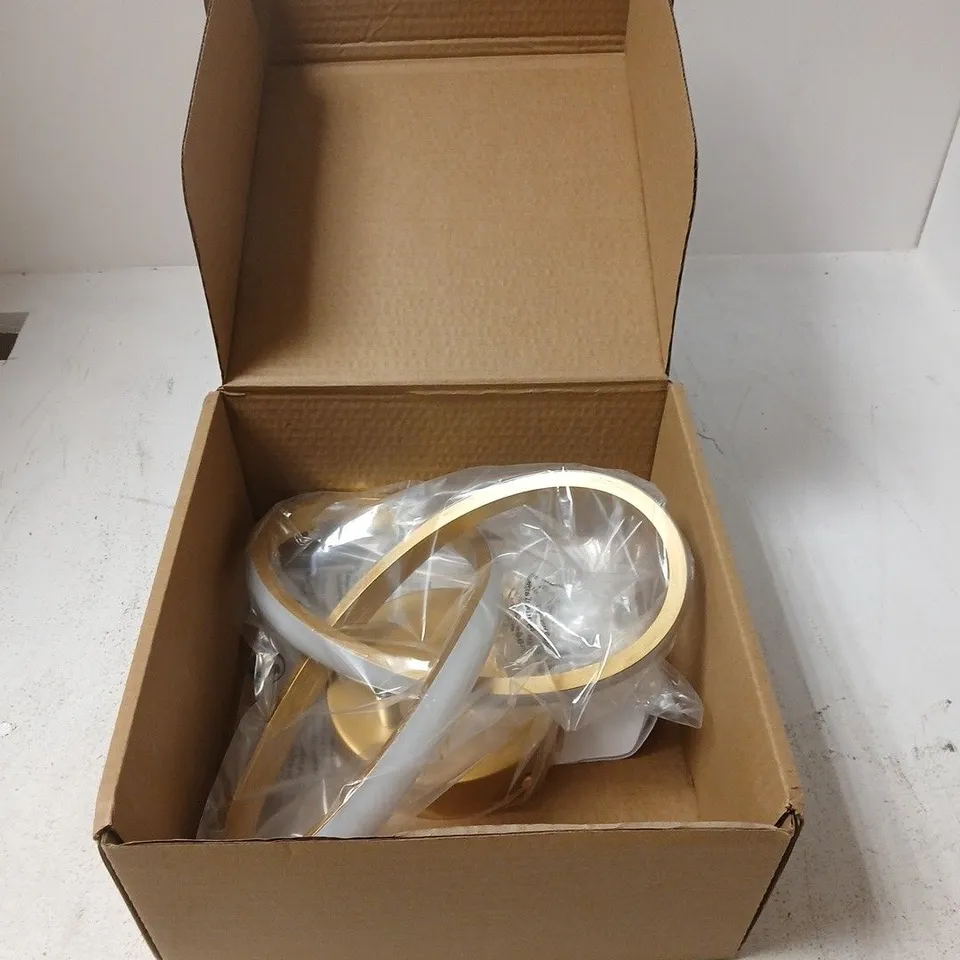 EIDISUNY LED CEILING LIGHT – GOLD, FLOWER-SHAPE, 25CM, 22W (X001Z6DI19) 