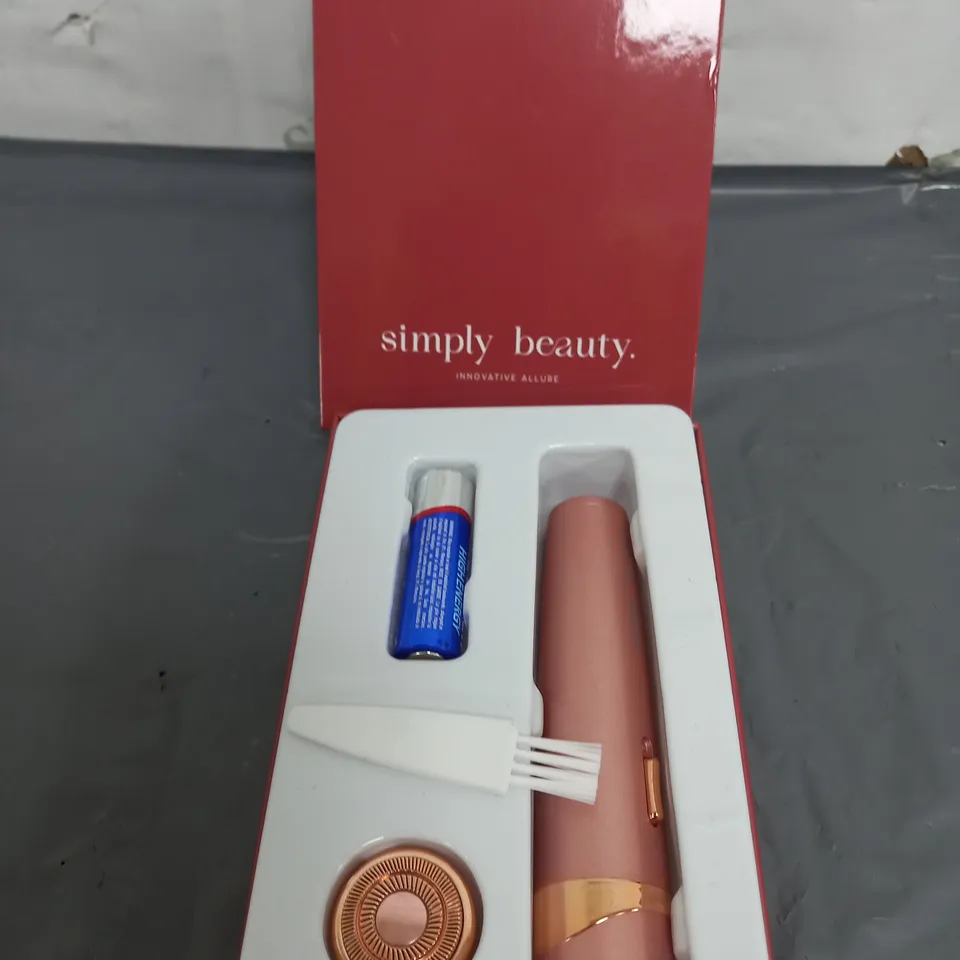 BOXED SIMPLY BEAUTY SINGLE HAIR EPILATOR IN ROSE GOLD