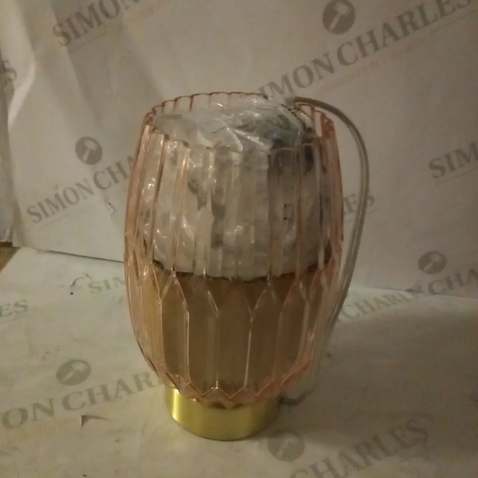 BOXED DAPHNE RIBBED TOUCH TABLE LAMP