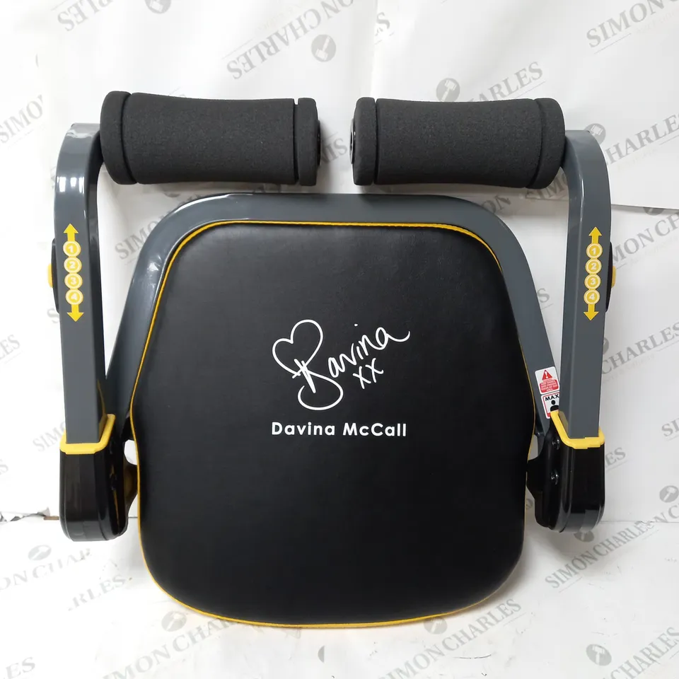 BOXED DAVINA FITNESS TOTAL BODY WORKOUT SYSTEM IN YELLOW