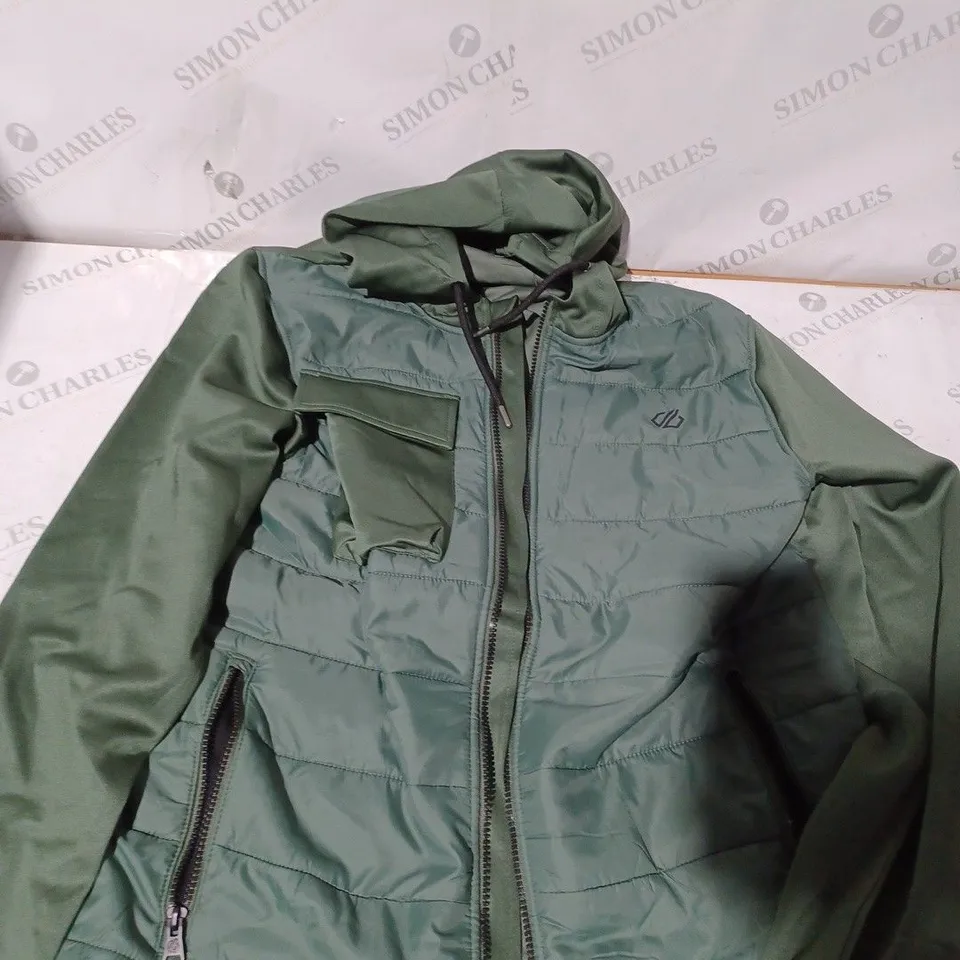 DARE2BE  LOOK SHARP MENS HYBRID JACKET IN GREEN MEDIUM