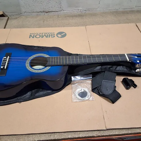 MAX MUSIC SOLO ART JUNIOR 1/4 CLASSICAL GUITAR – BLUE