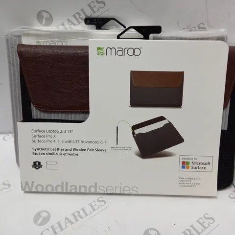 2 MAROO SYNTHETIC LEATHER SURFACE LAPTOP CASES