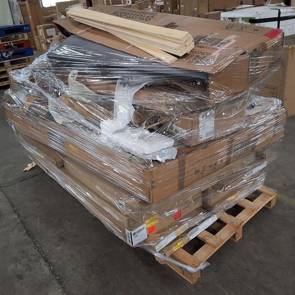PALLET CONTAINING ASSORTED FLATPACK FURNITURE PARTS