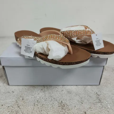 SHOES BY EMMA SUNSET GOLD SANDALS – UK 5
