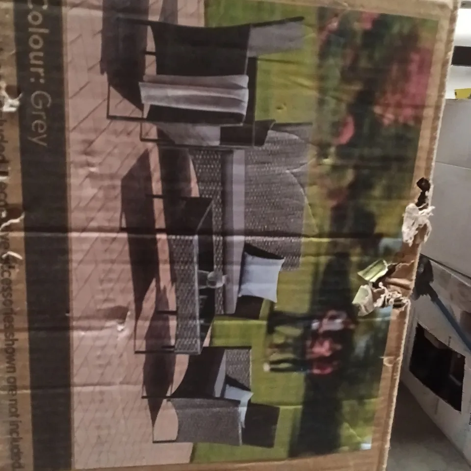 BOXED KEPLIN 4 SEATER SOFA RATTAN SET