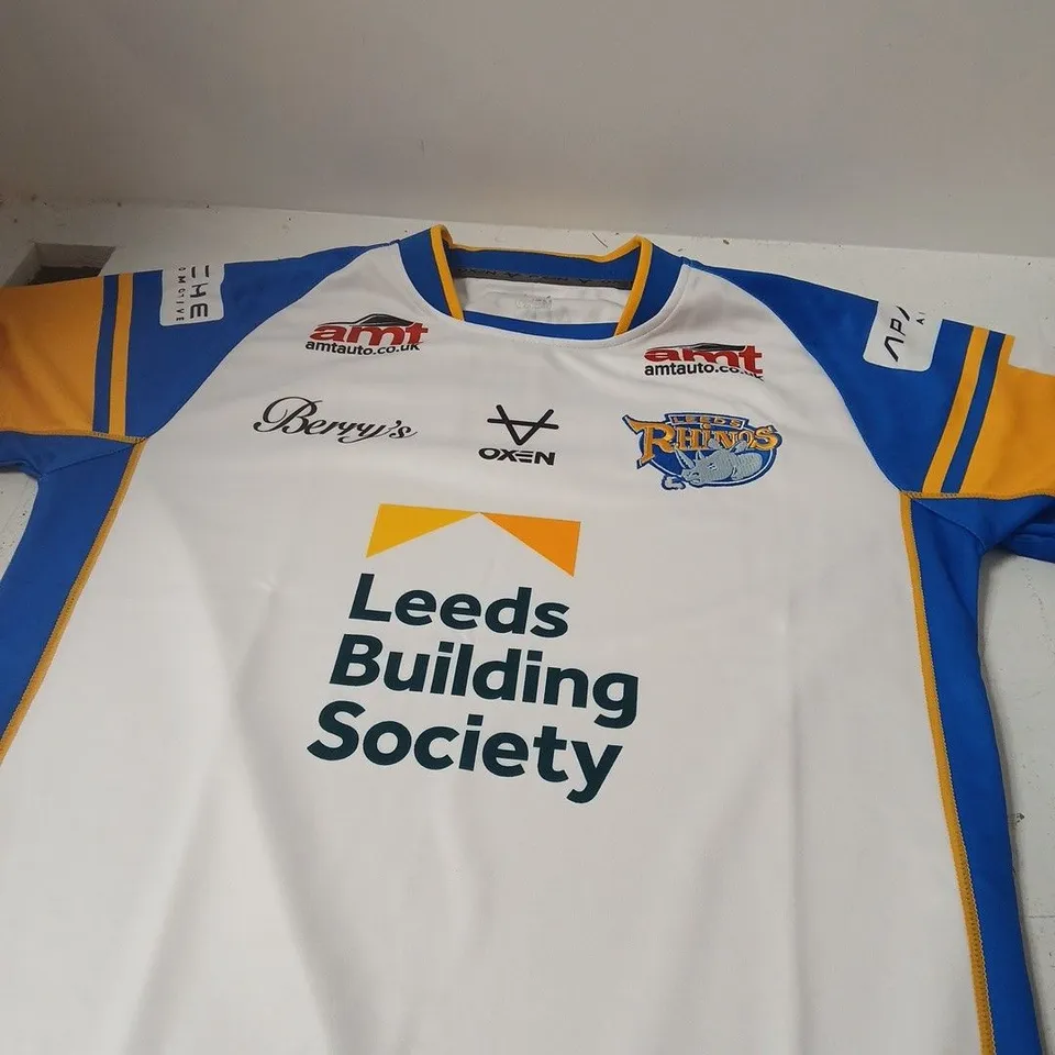 LEEDS RHINOS RUGBY JERSEY – SIZE M